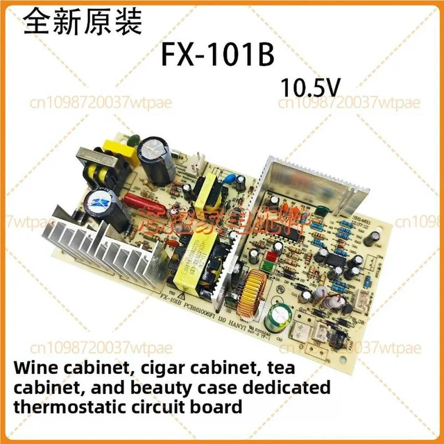 Main image of 10.5V Cooling PCB Power Board Replacement Part FX101B for Fuxin Semiconductor Sample Cabinet Hotel MiniFridge Wine Cabinet