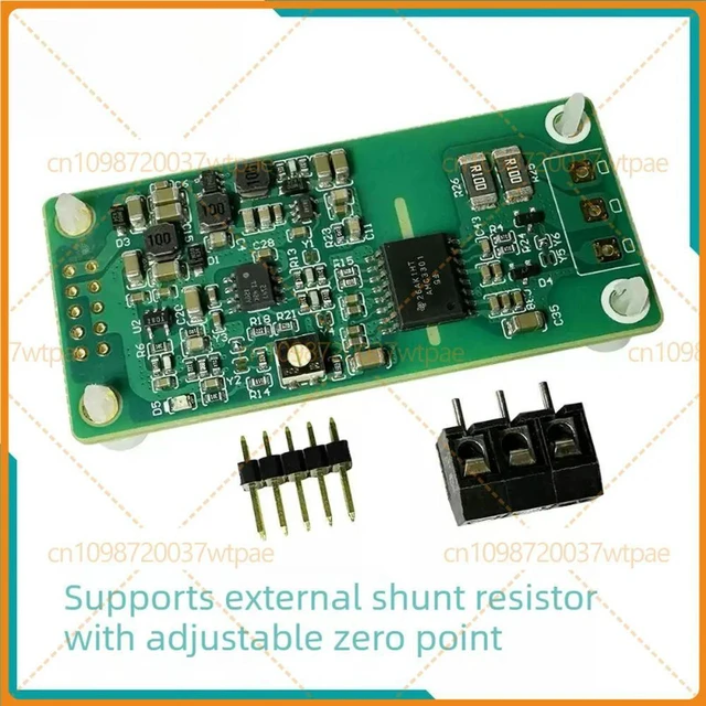 Alt view image 2 of 6 - For AMC3301 High Performance Current Isolation Module Unipolar Bipolar Output External Shunt Resistor