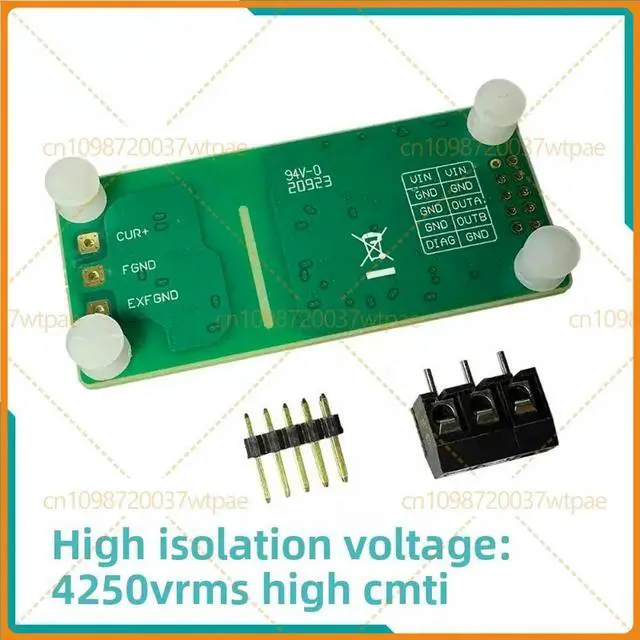 Alt view image 3 of 3 - For AMC3302 High Performance Current Isolation Module Unipolar Bipolar Output External Shunt Resistor