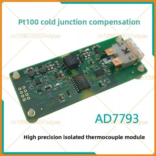 Alt view image 2 of 6 - For AD7793 Isolated High Precision K-Type Thermocouple Temperature Acquisition Module With PT100 Cold Junction Compensation