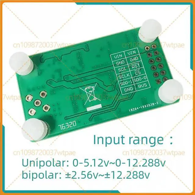 Alt view image 3 of 3 - For ADS8689 16Bit SAR ADC Module 100Ksps Unipolar Bipolar Input 2.56V-12.288V