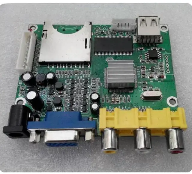 Alt view image 3 of 3 - 2pcs MP4 Media Decoder Board Simultaneous AV VGA Output MP3 Audio Speaker Module Multimedia Display DIY Control Board