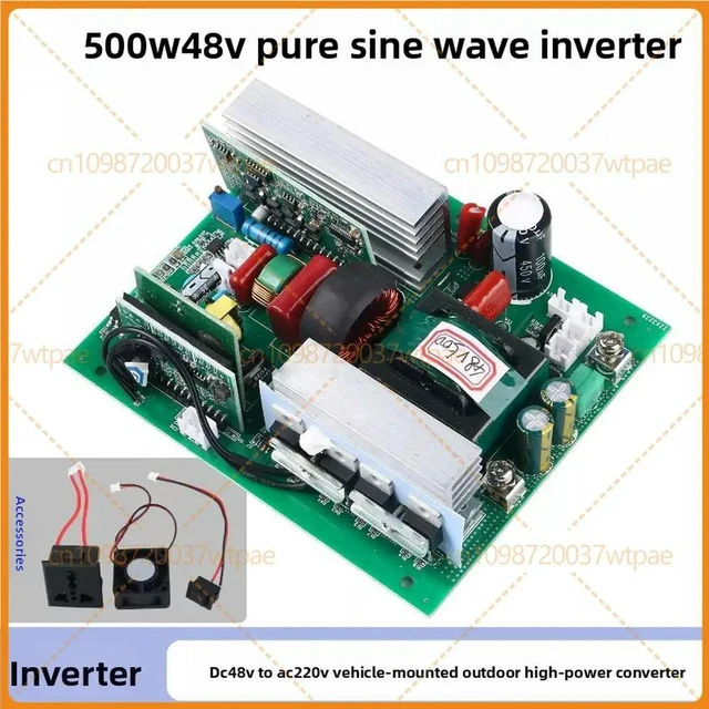 Main image of For 500W Pure Sine Wave Inverter, DC48V To AC220V High Power Module For Car Home Outdoor Stall Use