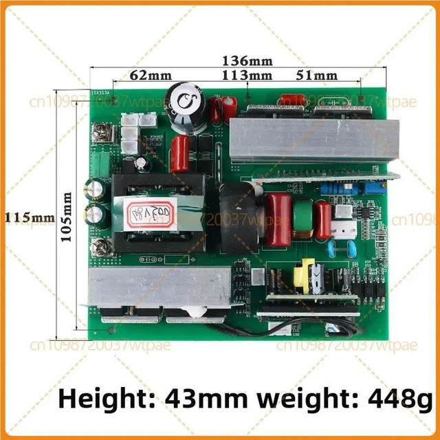 Alt view image 3 of 3 - For 500W Pure Sine Wave Inverter, DC48V To AC220V High Power Module For Car Home Outdoor Stall Use