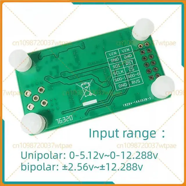 Alt view image 3 of 3 - For ADS8685 16Bit SAR ADC Module 500Ksps Unipolar Bipolar Input 2.56V-12.288V