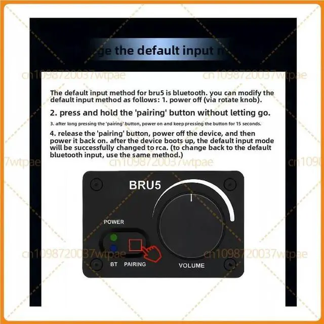 Alt view image 2 of 3 - For BRU5 TPA3255 Bluetooth 5.3 Amplifier 2×300W Stereo DSP Tone Adjust Home Audio Use