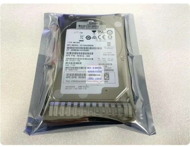 Main image of For 781518-B21 781578-001 EG1200JEMDA 1.2TB 12G SAS 2.5 Inch Server Hard Drive For G9 Replacement Parts