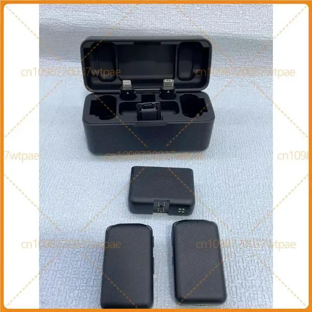 Alt view image 3 of 3 - For Mic 1 Microphone 1 Receiver+2 Transmitters Charging Case Working Well No Cable