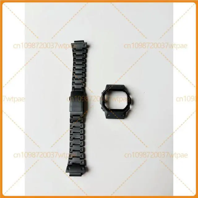 Alt view image 2 of 3 - For Casio GW5000 DW5600 GWB5600 GWM5610 Titanium Alloy Watch Case Strap Set Replacement Parts
