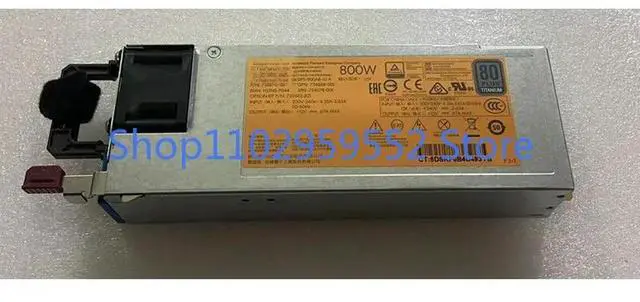 Alt view image 4 of 6 - 1Pcs for 380G9 DPS-800AB-10 754378-001 734868-001 734870-101 Power Supply