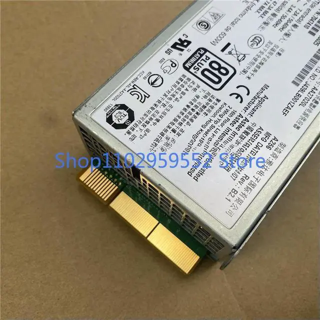 Alt view image 5 of 6 - 1Pcs for X3-2 Sun Fire X4170M3 AA27020L 7079395 7047410 600W Power Supply