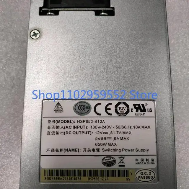 Alt view image 4 of 4 - 1Pcs for S2600T S5500T Power Module YM-2651GAR HSP650-S12A
