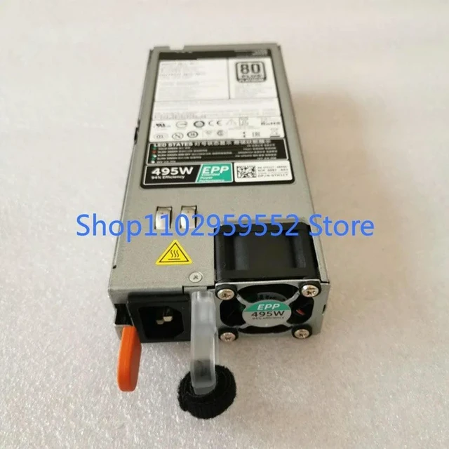 Alt view image 3 of 4 - 1pcs For R730 R630 730XD R530 T630 495W Switching Power Supply GRTNK 9338D 2FR04 D495E-S1 E495E-S1 Kit