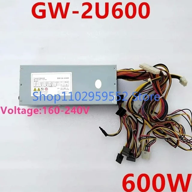 Alt view image 4 of 4 - 1pcs PSU For 2U NF5220 NF5240M3 NF5225 600W Switching Power Supply GW-2U600 Kit
