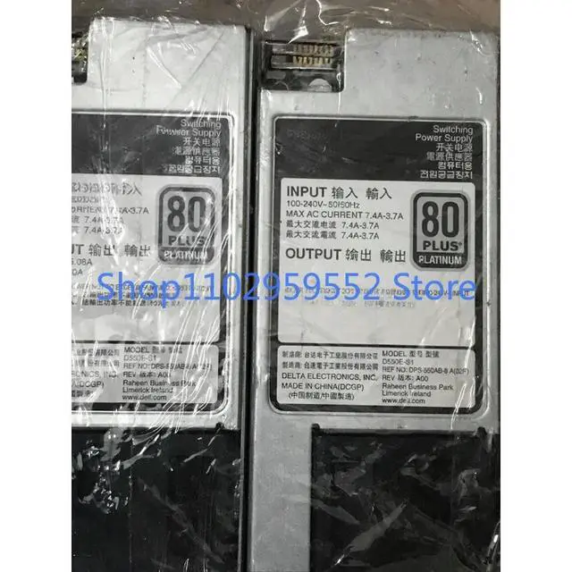 Alt view image 3 of 4 - 1pcs for R440 550W Server Power Supply 06V43G D550E-S1 L550E-S1 Power Supply