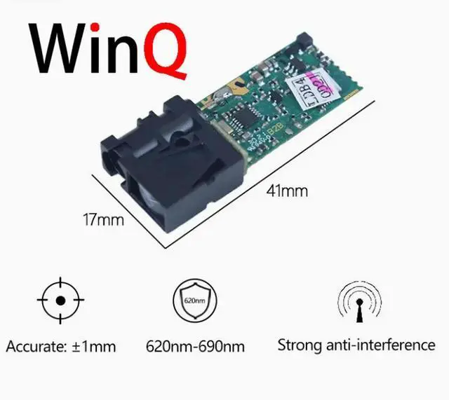 Alt view image 5 of 6 - 10Hz Industrial Laser Ranging Sensor Chip Laser Ranging Sensor Module 20-Meter Ranging Module