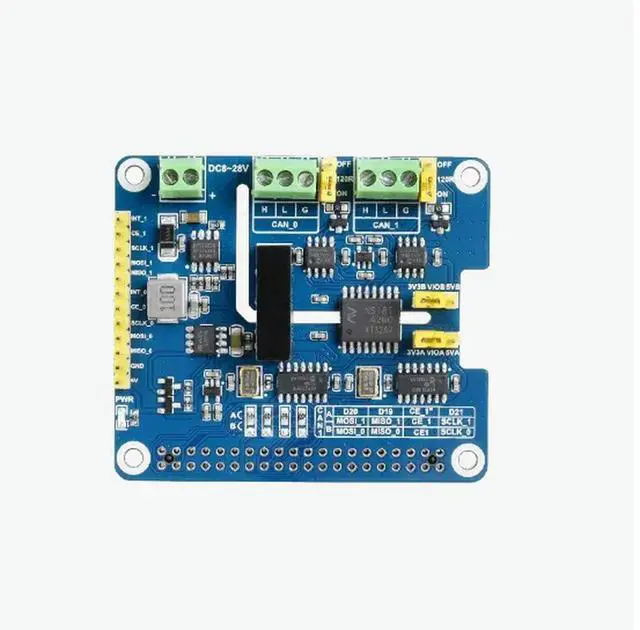 Alt view image 3 of 4 - CAN FD expansion board dual channel isolated onboard protection circuit SPI interface