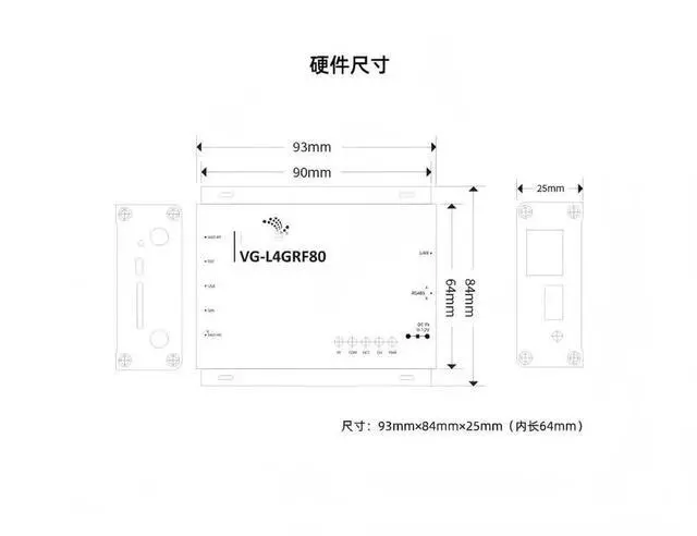 Alt view image 5 of 6 - 4G module with RS485 serial port, LoRa networking gateway, 4G network gateway with network port, full network compatibility,