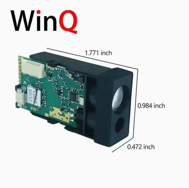 Alt view image 5 of 6 - DA93A South American 10 meter laser ranging module serial port receiving anti-collision system USB ranging sensor