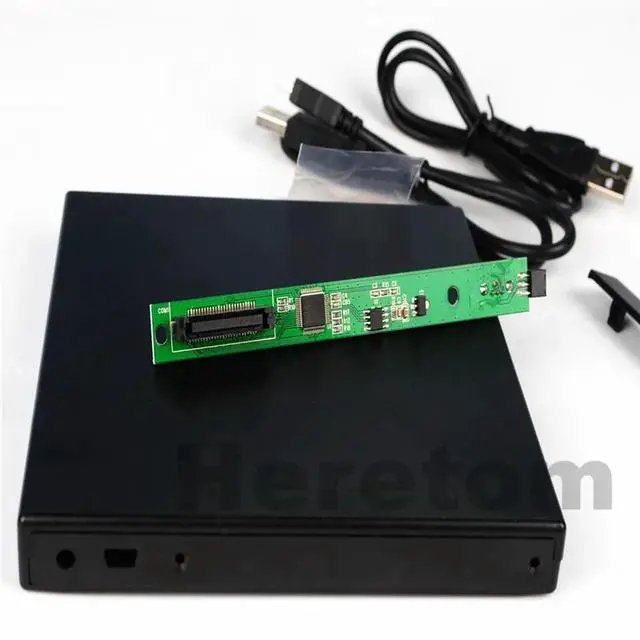 Alt view image 4 of 6 - 12.7mm USB 2.0 DVD/CD-ROM Case , IDE/ PATA to SATA Optical Drive External Enclosure For Laptop