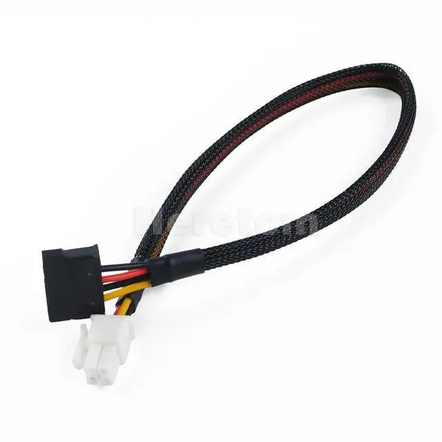 Alt view image 4 of 6 - Hard Drive Power Supply Cable 4 Pin for B75 Q75 motherboard IS7XM V1.0