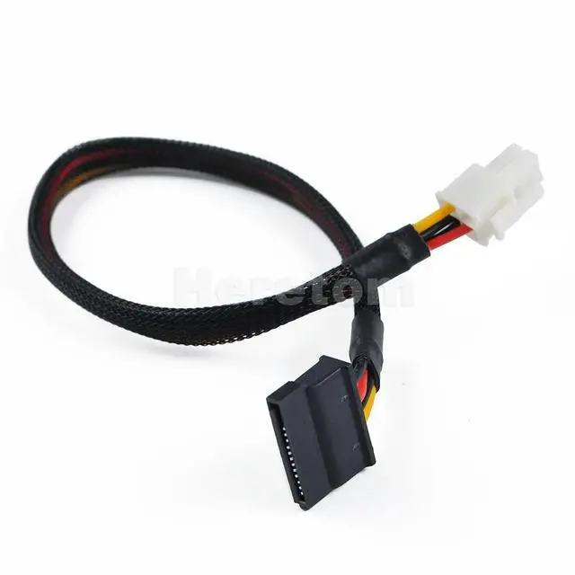 Alt view image 6 of 6 - Hard Drive Power Supply Cable 4 Pin for B75 Q75 motherboard IS7XM V1.0
