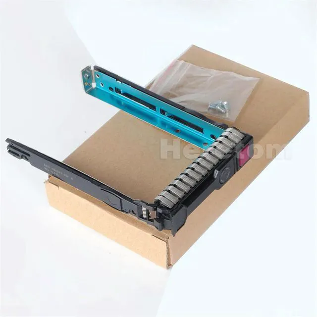 Alt view image 4 of 6 - W/Chip&LED 2.5" SAS SATA Hard Disk Drive Tray Caddy Sled ProLiant For Gen8 G8 G9 DL380 ML310e SL250s