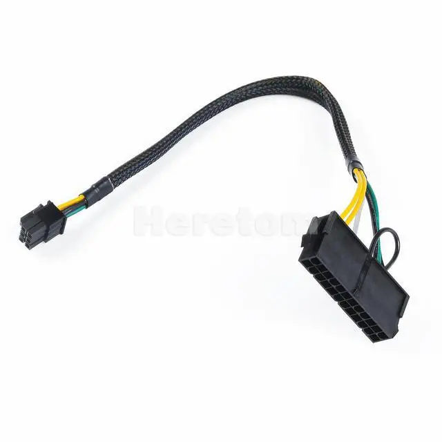 Alt view image 4 of 6 - ATX PSU 24Pin Female to 6-Pin Male Internal Power Adapter Converter Cable For 6 PIN 3060 5060 7060 Mainboard