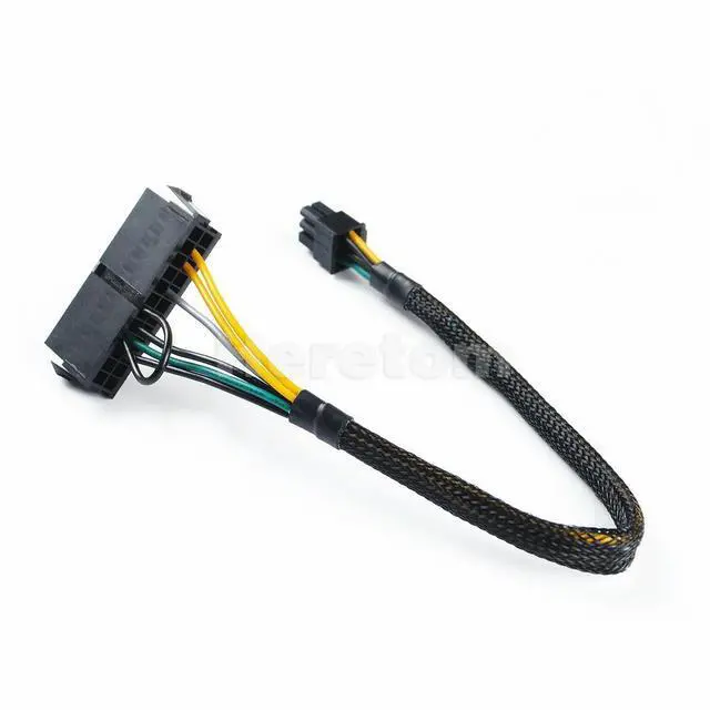 Alt view image 6 of 6 - ATX PSU 24Pin Female to 6-Pin Male Internal Power Adapter Converter Cable For 6 PIN 3060 5060 7060 Mainboard