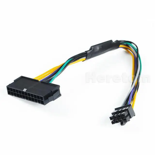 Alt view image 6 of 6 - 24 Pin to 8 Pin ATX PSU Power Adapter Cable For Optiplex 3020 7020 9020 Precision T1700 12"(30cm)