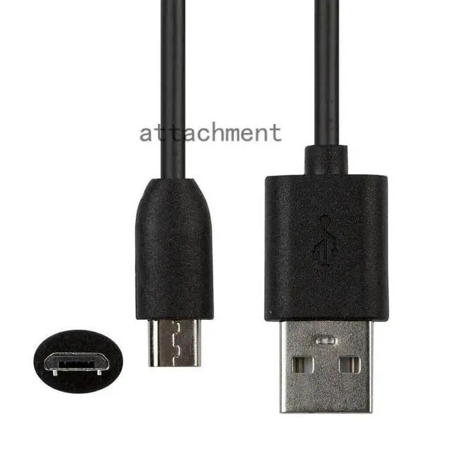 Alt view image 4 of 6 - Braided USB Mouse Cable Black Charging Cord Replacement for G502 Lightspeed Gaming Mice