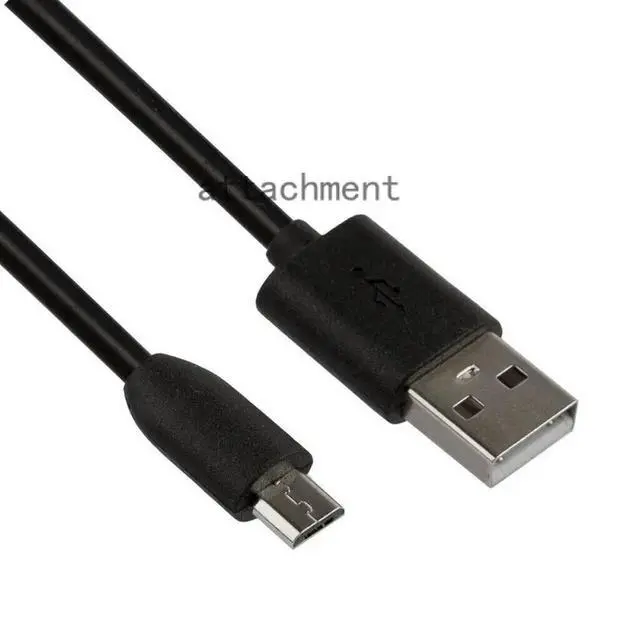 Alt view image 6 of 6 - Braided USB Mouse Cable Black Charging Cord Replacement for G502 Lightspeed Gaming Mice