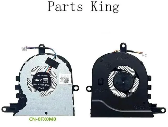 Alt view image 4 of 6 - CPU Cooling Fan For Latitude 3590 L3590 E3590 Inspiron 15 3585 17-3780 3793 5770 Vostro 3580 3590 3593 0FX0M0 FK3A