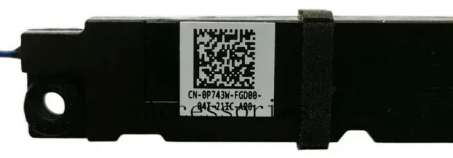 Alt view image 5 of 6 - For Latitude 7400 E7400 Built-in Speaker Laptop Internal Speaker 0P743W P743W PK23000YM00 Fast Ship