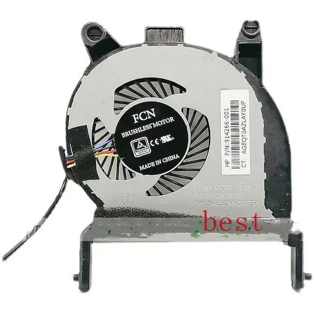 Alt view image 5 of 6 - forLaptop CPU Cooling Fan For ProDesk mini 600 G3 400 G3 small host CPU fan 914266 -001 023.100 9D.0001 DC12V 0.