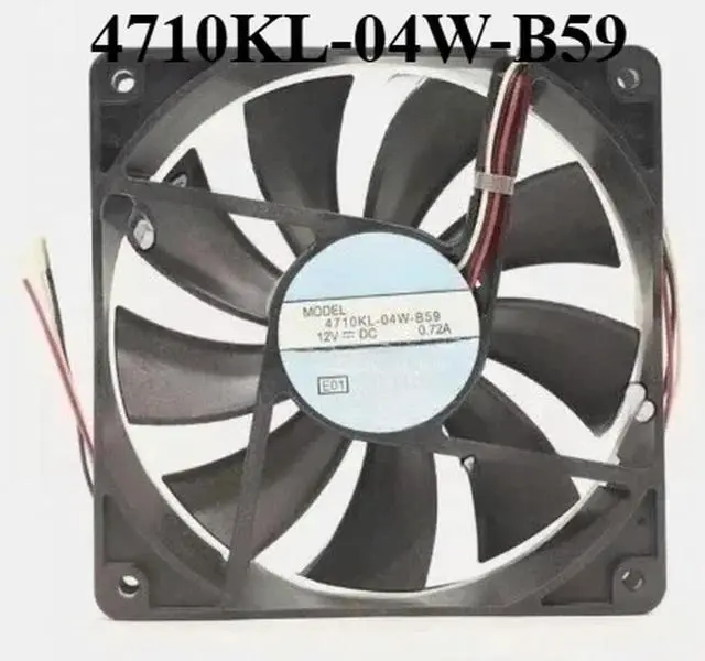 Alt view image 4 of 6 - 4710KL-04W-B59 E01 DC 12V 0.72A 120x120x25mm Server Cooling Fan Expedited shipping