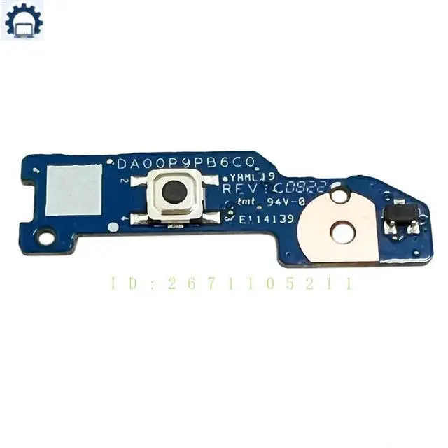 Alt view image 5 of 6 - Power Button Board compatible hot for steam 14-cb185nr DA00P9PB6C0