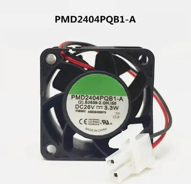 Alt view image 4 of 6 - PMD2404PQB1-A 26V 3.3W 4cm 40*40*28 inverter axial fan 2-wire with plug Expedited shipping