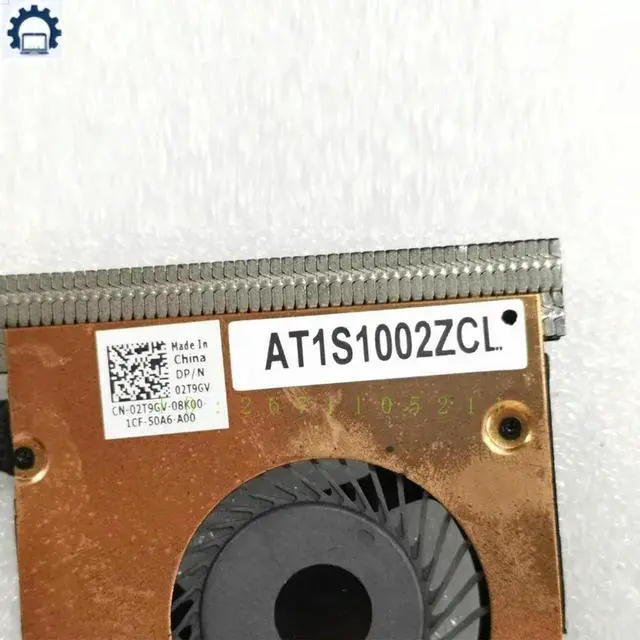 Alt view image 6 of 6 - 02T9GV For Latitude 7480 E7480 7490 E7490 Laptop CPU Cooling Fan Cooler Fan 2T9GV CN-02T9GV AT1S1002ZAL