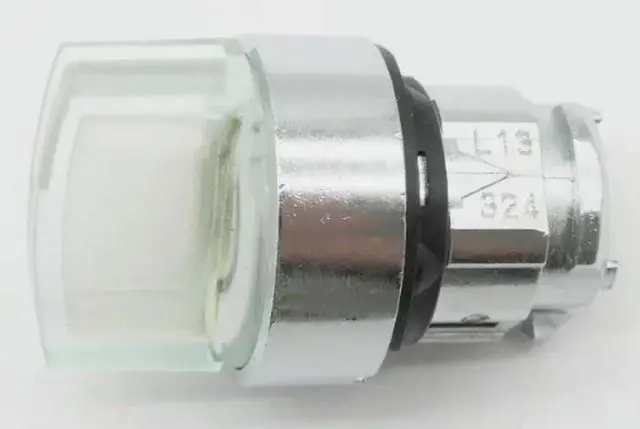 Alt view image 2 of 3 - ZB4BK1213 White illuminated selector switch head 1pcs Fast delivery