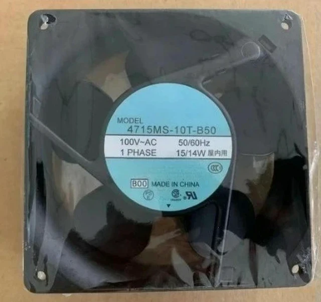 Main image of 1PCS -4715MS-10T-B50 Axial Fan AC110V 15/14W 50/60HZ 0.27A 119 * 119 * 38MM Expedited shipping