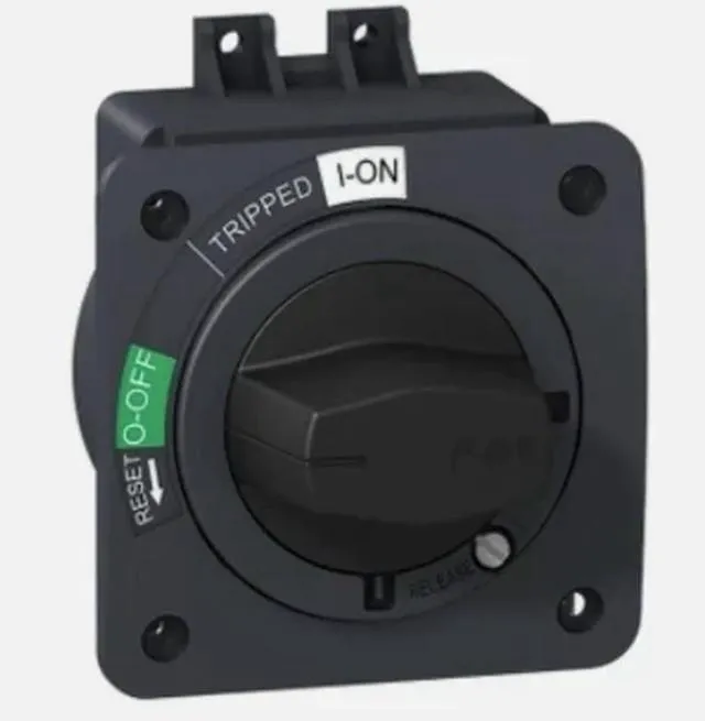 Alt view image 2 of 3 - NSC100ROTDS Circuit Breaker Direct Rotating Handle Cabinet Main Power Open and Power Off Expedited shipping