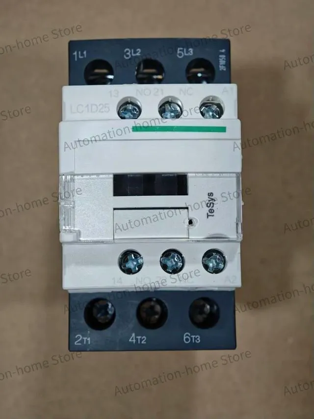 Alt view image 2 of 3 - LC1D25B7 Contactor: 3 Phase 3 NO, 24VAC 50/60Hz Coil Fast Delivery