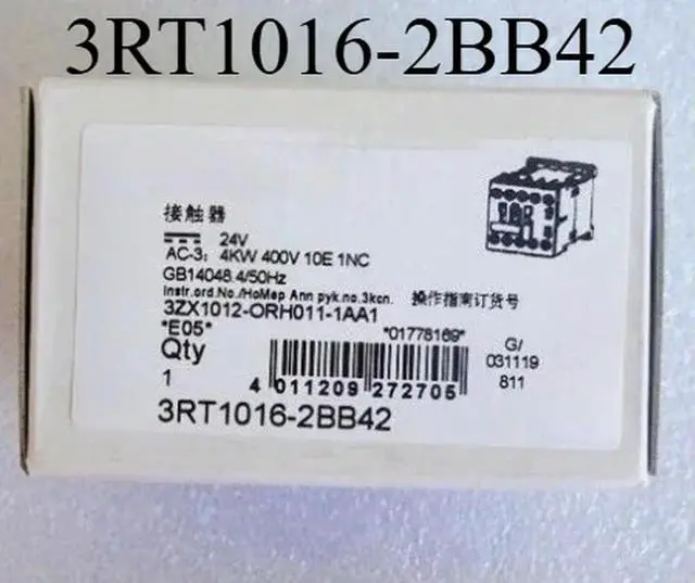 Main image of 3RT1016-2BB42 3RT1016 2BB42 Programmable logic controller contactor Fast Delivery