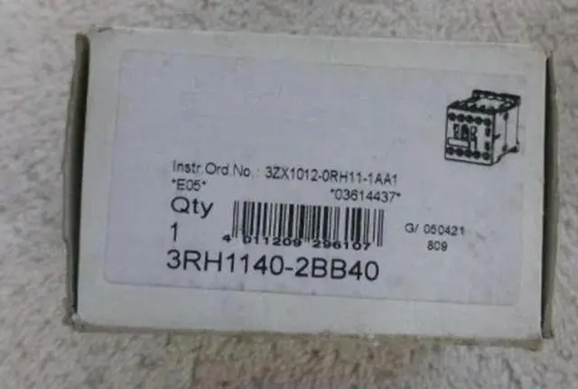 Main image of 1PCS 3RH1140-2BB40 24VDC Auxiliary Contactor Hot Selling Expedited shipping