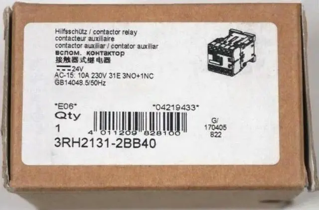 Main image of 3RH2131-2BB40 3RH2131 2BB40 Contactor 4 Pole 3NO + 1NC 10A Coil 24VDC Fast Delivery