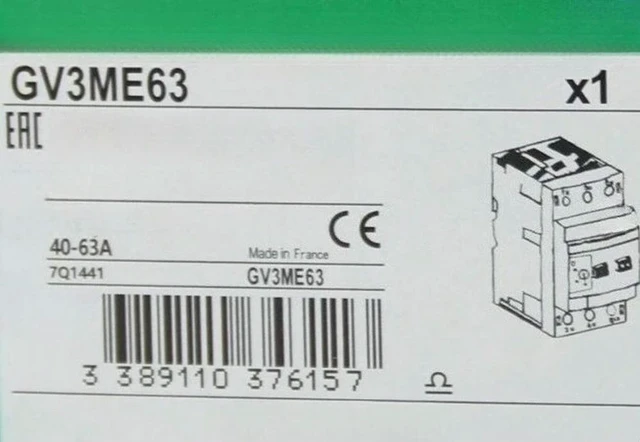 Main image of 1PCS GV3ME40 GV3ME63 GV3ME80 Expedited shipping