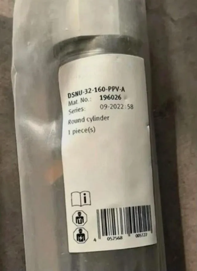 Main image of 1pcs DSNU-32-160-PPV-A 196026 160 mm Round Cylinder Vacuum Cleaner Fast delivery