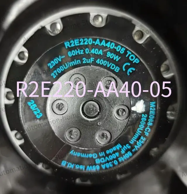 Main image of R2E220-AA40-05 R2E220 AA40 05 AC centrifugal fan 230V 530CFM 70W/90W 0.32A/0.40A 2350/2700RPM Fast delivery