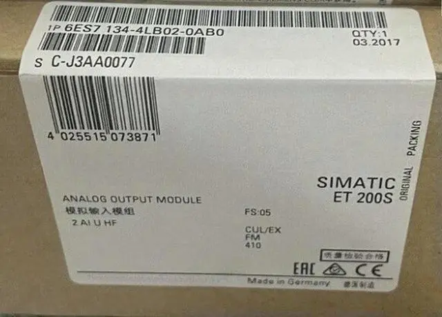 Main image of 1PCS 6ES7134-4LB02-0AB0 electronic module sufficient stock Expedited shipping